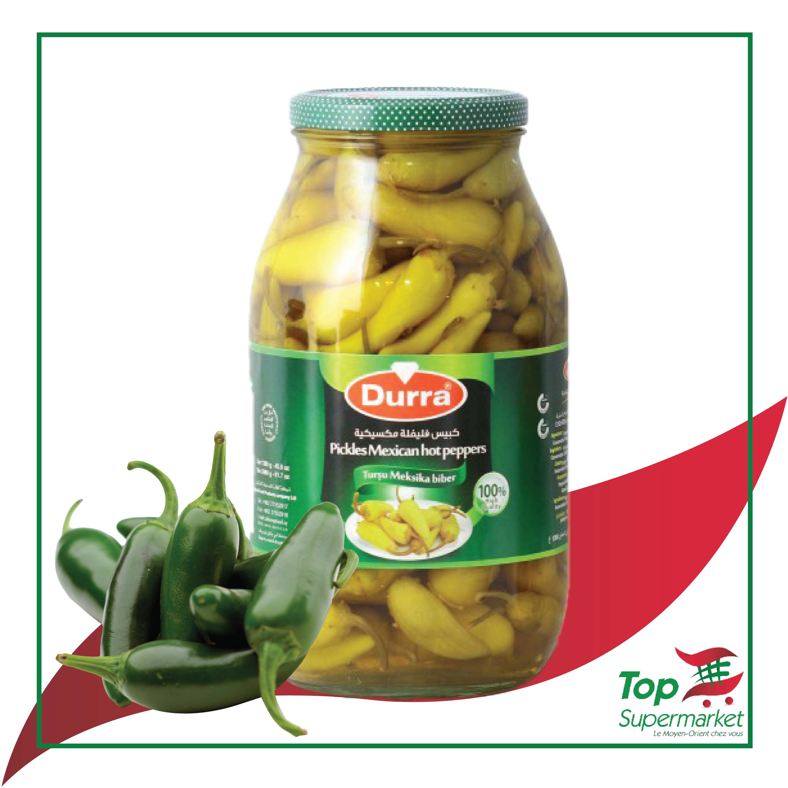 Durra Pickled Peppers Mexican (Glas) 2500gr